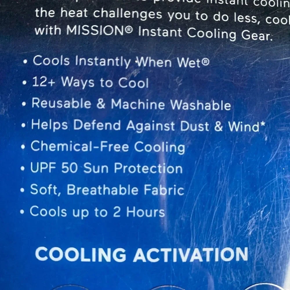 Mission cooling neck gaiter 12 in 1